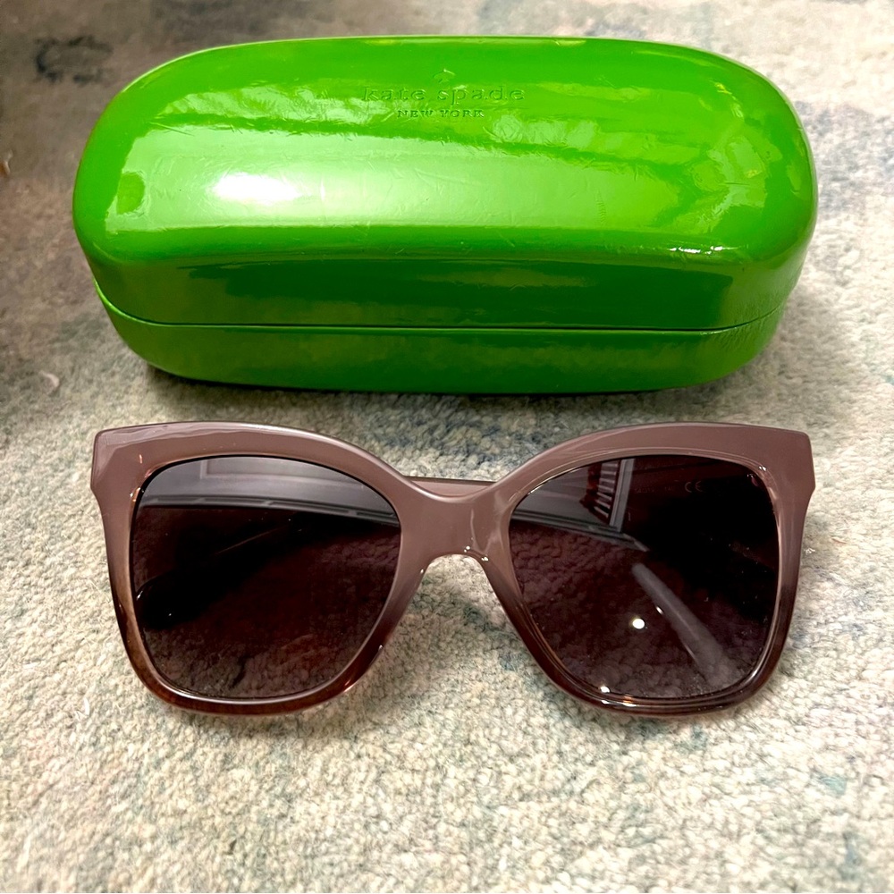 Kate Spade Women’s gray-taupe Sunglasses, like new